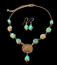 dragonfly & chrysocolla set