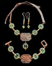 dragonfly & czech glass set