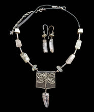 dragonfly & kunzite set