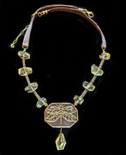 dragonfly & lemon quartz set