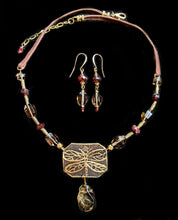 dragonfly & smoky quartz set