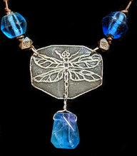 dragonfly fluorite & african glass set