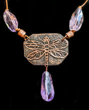 dragonfly & amethyst set