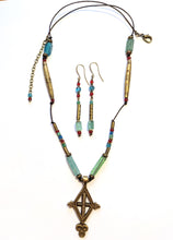 ethiopian cross & roman glass set - sunroot studio