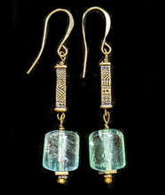 dill flower & fluorite pendant set