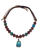 fluorite & czech glass set
