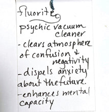 dill flower & fluorite pendant set