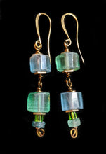 fluorite earrings - sunroot studio
