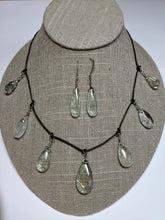 green amethyst & leather set - sunroot studio