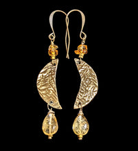 moon landscape & citrine set
