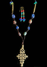 ethiopian brass cross set - sunroot studio