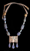 copper tree set with iolite - sunroot studio