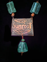 etched copper bee set - sunroot studio