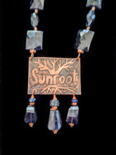 copper tree set with iolite - sunroot studio