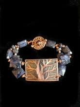 copper tree set with iolite - sunroot studio