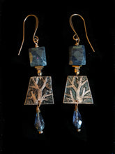 copper tree set with iolite - sunroot studio