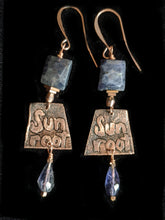 copper tree set with iolite - sunroot studio