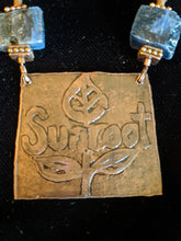 copper botanical set with kyanite & tourmaline - sunroot studio