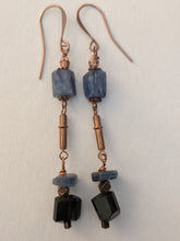 copper botanical set with kyanite & tourmaline - sunroot studio