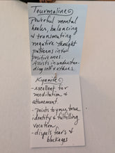 copper botanical set with kyanite & tourmaline - sunroot studio