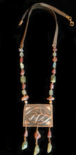 copper leaf & garnet set - sunroot studio