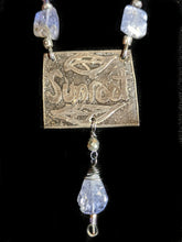 nickel silver tree set with tanzanite - sunroot studio