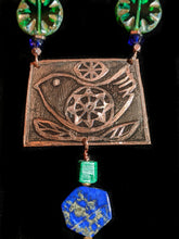 copper folk bird. set - sunroot studio