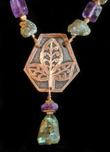 copper and amethyst botanical set - sunroot studio