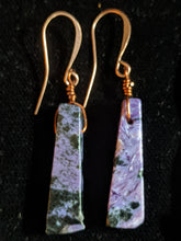 copper botanical & charoite set - sunroot studio