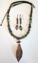 copper leaf & cats eye set - sunroot studio