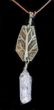 nickel silver & kunzite tree set - sunroot studio