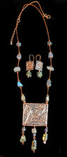 copper botanical necklace set - sunroot studio