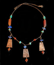 tribal copper & mixed stones set - sunroot studio