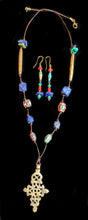 ethiopian brass cross set - sunroot studio