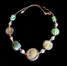 roman glass & pearl necklace - sunroot studio