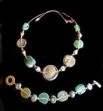 roman glass & pearl set - sunroot studio