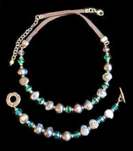 pearl & czech glass set - sunroot studio