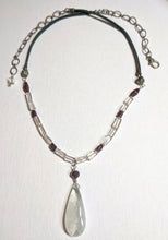 green amethyst necklace set - sunroot studio
