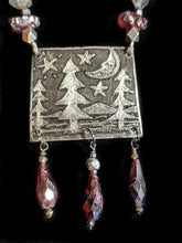 nickel silver moon stars & pines set