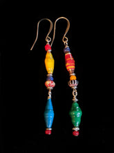 ethiopian cross & african glass set