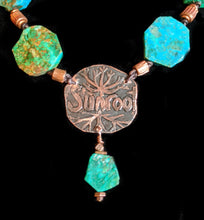 copper dill & chrysocolla set