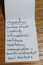 copper dill & chrysocolla set