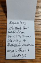 copper leaf & kyanite pendant set