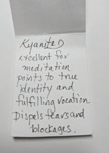 nickel silver tree & kyanite pendant set