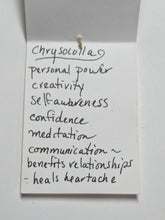 copper leaf & chrysocolla set