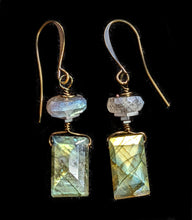 moth & labradorite set