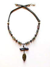 labradorite & pearl set