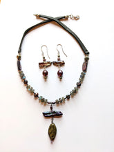 labradorite & pearl set - sunroot studio