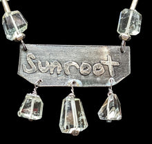 leaf & green amethyst set