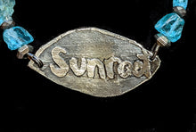 leaf & apatite bracelet